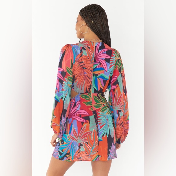 Show Me Your Mumu Go Out Cut Out Mini Dress ~ Tropical Paradise - Picture 2 of 7
